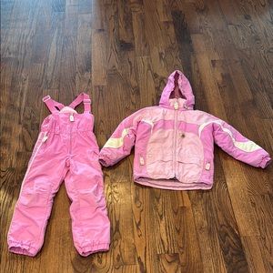 Pink Obermeyer Snow Suit Set - Size 7